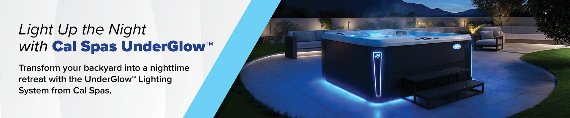 Calspas hot tub being used in a family setting - McKinney